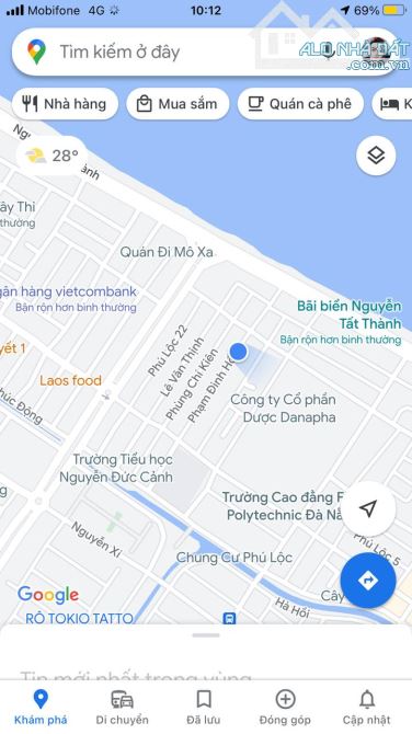Bán đất biệt thự đường PHẠM ĐÌNH HỔ sát biển - ngang 7m - Giá 7 tỷ 3 tl - 1