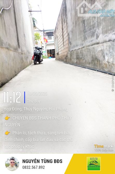 Chỉ 1,0x tỷ sở hữu ngay lô đất trung tâm phường Hoa Động - 1