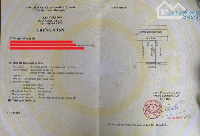 📌📌📌Làm việc trực tiếp!!!Bán lô đất Đường Bát Nàn Công Chúa, Phường Hoà Hải 🌺à - 1