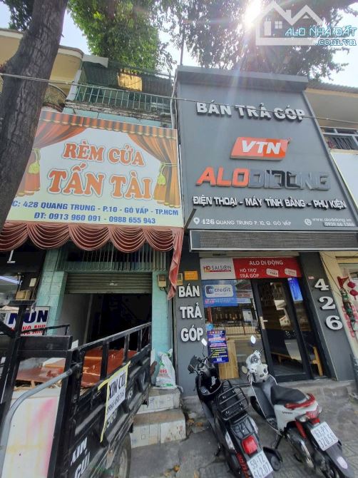 48m2, BÁN GẤP MẶT TIỀN QUANG TRUNG 20M, P10 GÒ VẤP, NHỈNH 6 TỶ - 1