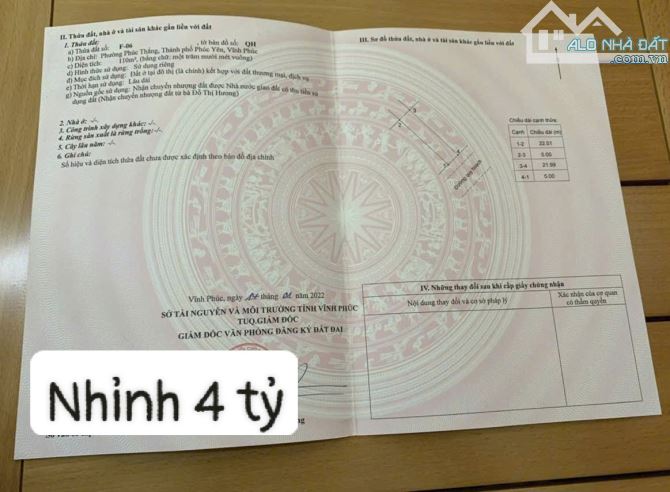 ✨️Đất Dịch Vụ-Phúc Thắng - Tp Phúc Yên-VP