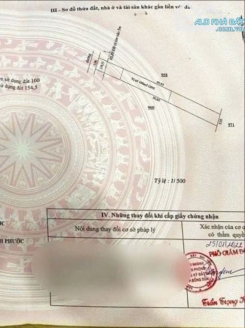 bán nhanh miếng đất ở đồng xoài có sẵn 100m2 thổ cư giá 400 triệu - 2