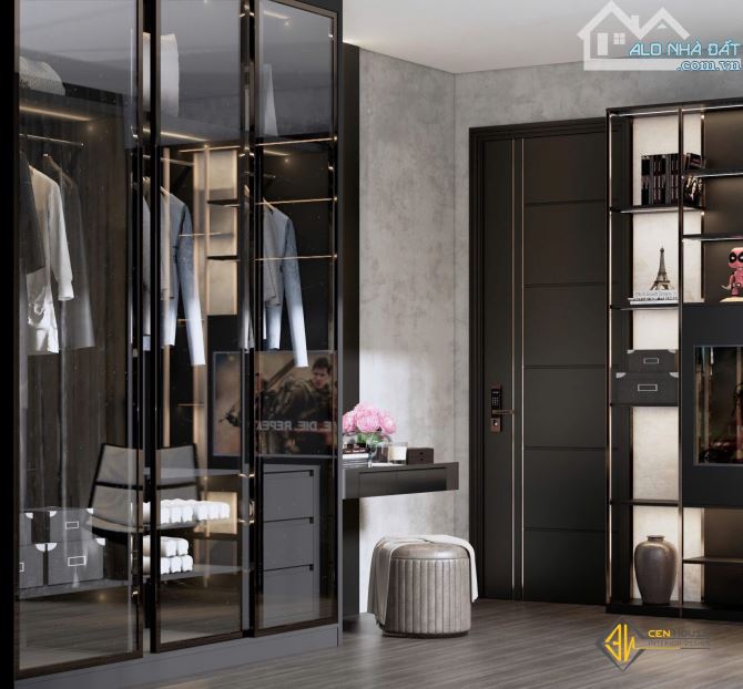 Nhà mặt tiền mới đẹp nội thất hiện đại cách chợ Đà Lạt 1,5km 109m2 vuông vức 2 tầng - 2