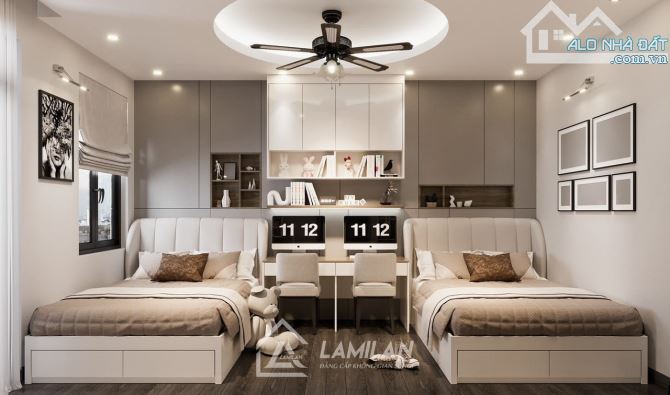 Biệt thự đẳng cấp thông minh Thống Nhất ngang 6m 4 lầu mới 114m2 gần Cityland hơn 13 tỷ. - 2