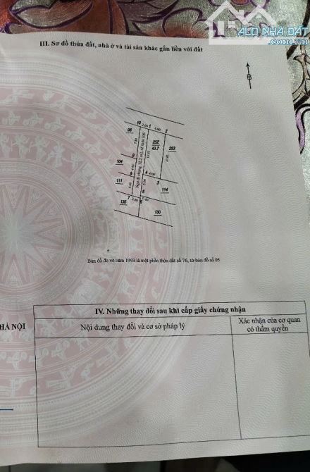Đất đẹp 2 mặt thoáng đường thông ô tô giá rẻ ngõ Phố Giang Biên DT 43m2 . Giá 7.5 tỷ - 2