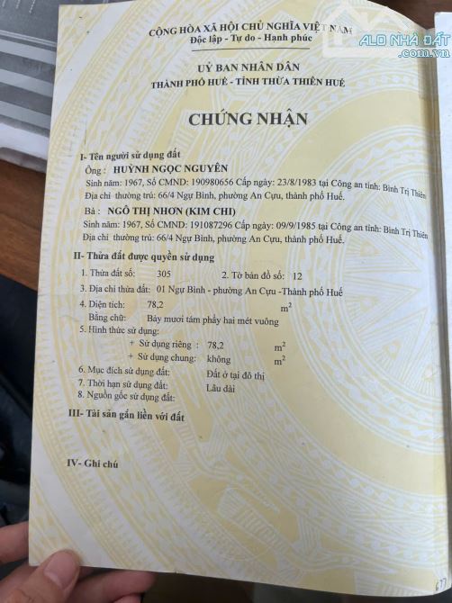 Cần tiền bán gấp nhà Trung tâm TP.Huế. Căn góc 3 mặt thoáng. - 3