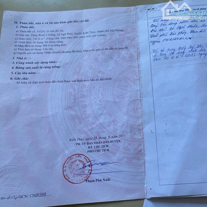 Bán nhà 191m2 trục xã Ngũ Phúc, Kiến Thụy sát khu công nghiệp - 3