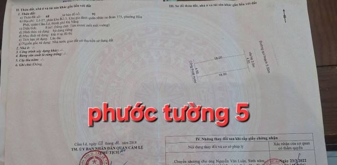 📌📌📌Làm việc trực tiếp!!!  Bán lô mặt tiền phước tường 5 giá rẻ 🔥 - 3