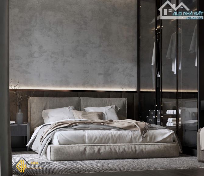 Nhà mặt tiền mới đẹp nội thất hiện đại cách chợ Đà Lạt 1,5km 109m2 vuông vức 2 tầng - 4