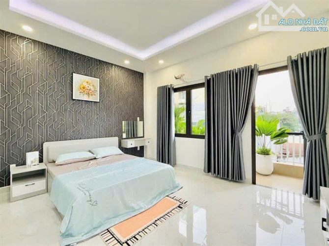 Bán nhà đẹp Gò Vấp-Hẻm xe hơi-Sát MT Phạm Văn Chiêu-P8-68m2 nở hậu-4,5/5x15-4tầng-4PN - 4