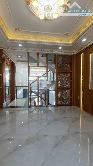 Bình Tân,gần Mặt tiền 20m, Nhà đẹp 4 tầng 4x8m, ô tô vò nhà, giá rẻ. - 4