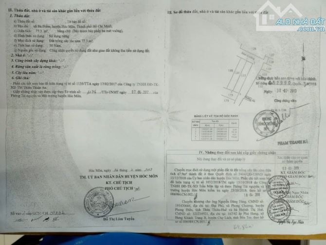 Bán gấp căn nhà ở Đ. Kênh T2 , Bà Điểm 77m2( sổ hồng riêng ) giá 745tr - 6