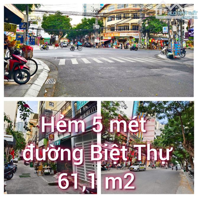 "Bán nhà hẻm 5,5 mét đường Biệt Thự cách biển Nha Trang chỉ vài trăm mét.   - hẻm thông, P