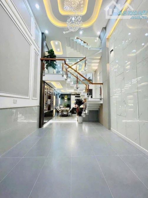 Bán nhà mới đẹp CHUẨN NHƯ HÌNH hẻm 362 Phan Huy Ích, Gò Vấp. 4x13,5m, CN 53m, 5tấm, HXH 6m