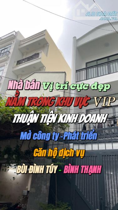 Bán nhà.Hẻm xe tải tránh nhau.Có dòng tiền ổn định.Tiện ích bao quanh.Bùi Đình Túy.PN