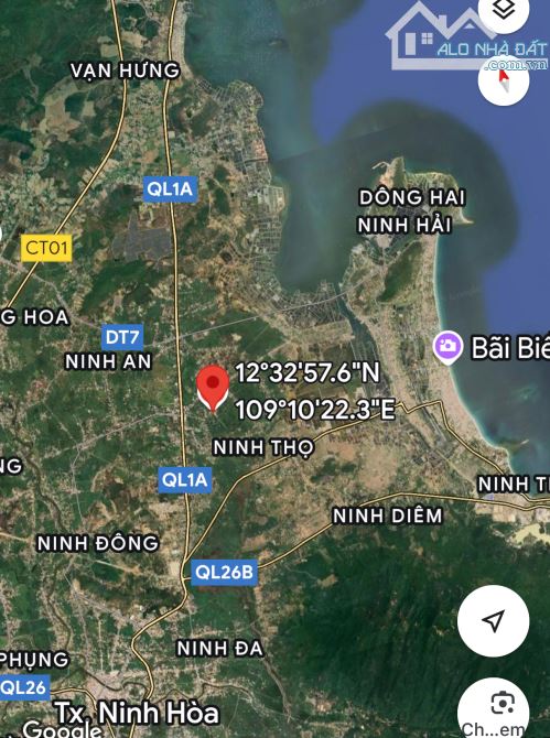 Lô đất Nam Vân Phong - đường QH 16m - gần khu công nghiệp - cách bãi tắm Dốc Lết 5 phút