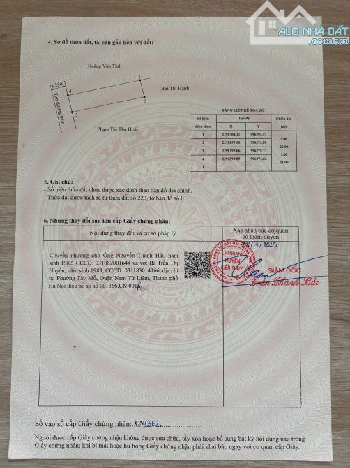 Cần chuyển nhượng lô đất 104m2 tại Lạng Côn, Đông Phương, Kiến Thụy, Hải Phòng