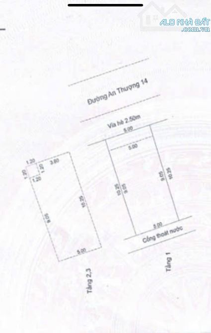 NHÀ 3 TẦNG MẶT TIỀN AN THƯỢNG 14, ĐÀ NẴNG - CHỈ 7.2 TỶ