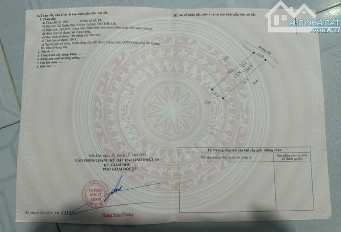 ❌SIÊU RẺ_Ngay KHU DÂN CƯ CHỈ 109 TRIỆU/lô 585m2_ngang 12m_Qh. ODT_SHR (Xuân Phú - Ea Kar) - 3