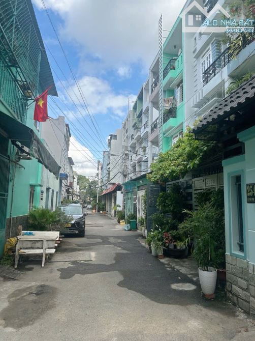 115m2(5m5x21m vuông vức) nhà 4 tầng ngay Lê Văn Thọ đường nhựa 6m 1 trục 6PN gần công viên