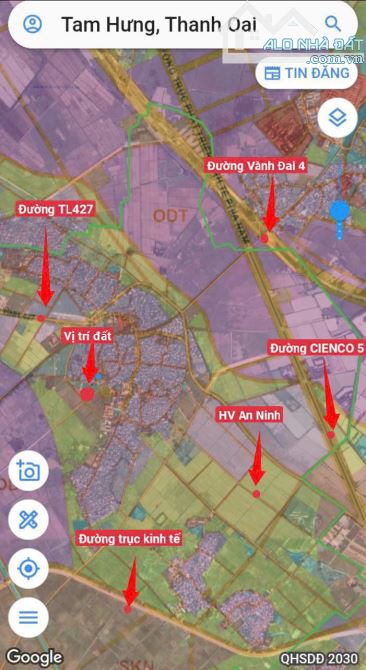 🍎OTO, chỉ 2.9x tỷ, 120M RA ĐƯỜNG TRỤC KINH TẾ, ĐẤT TAM HƯNG, :977690119 - 1