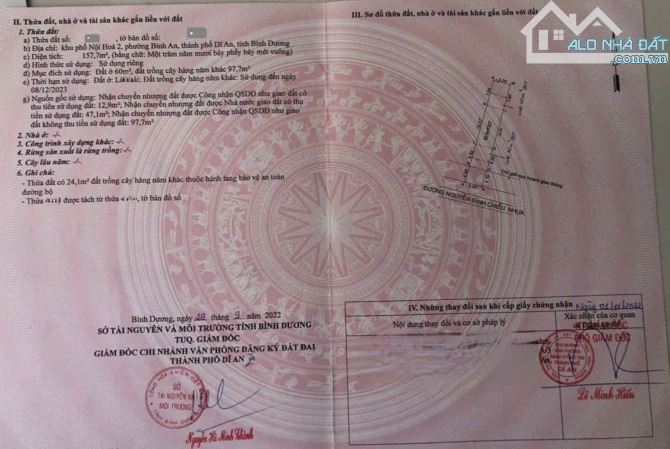 Bán đất 5x31m, mặt tiền Nguyễn Đình Chiểu P. Bình An - 1