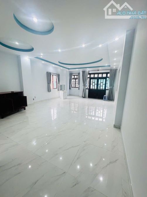115m2(5m5x21m vuông vức) nhà 4 tầng ngay Lê Văn Thọ đường nhựa 6m 1 trục 6PN gần công viên - 1