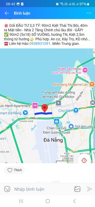 💥 GIÁ ĐẦU TƯ 3,3 TỶ: 90m2 (5x18) Kiệt Thái Thị Bôi, 40m ra Mặt tiền - Nhà 2 Tầng Kiên cố - 2