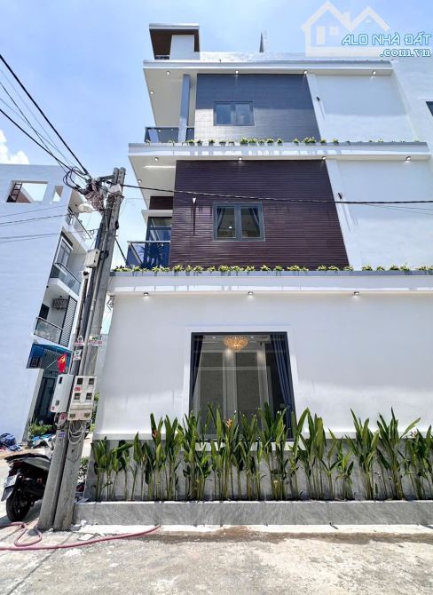 Nhà 1 trệt 2 lầu 3 tấm góc 2 mặt tiền sổ riêng thổ cư p. Hoá An - 2
