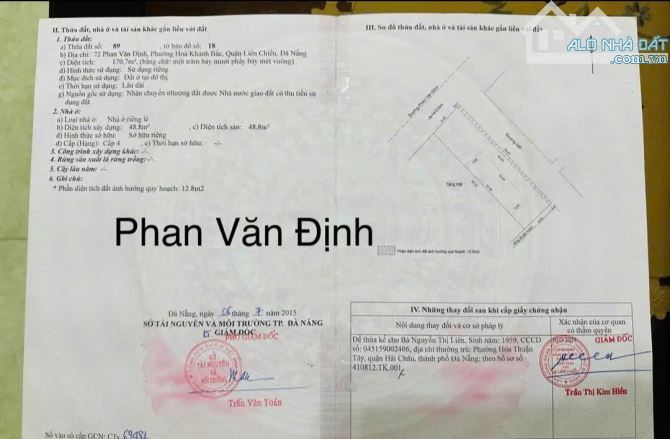 📌📌📌Làm việc trực tiếp!!!Mặt Tiền Đường PHAN_VĂN_ĐỊNH(10,5m trục thông biển) - 2