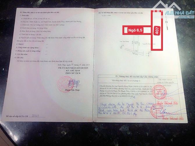 96m2 Xuân La , Thanh Sơn , Kiến Thụy 2 mặt ngõ 7m - 2