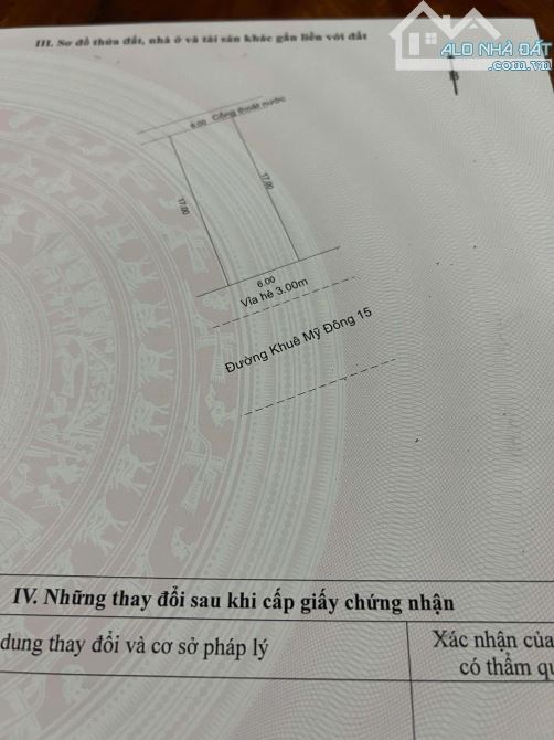 Bán lô đất mặt tiền Khuê Mỹ Đông 15_Ngũ Hành Sơn. - 2