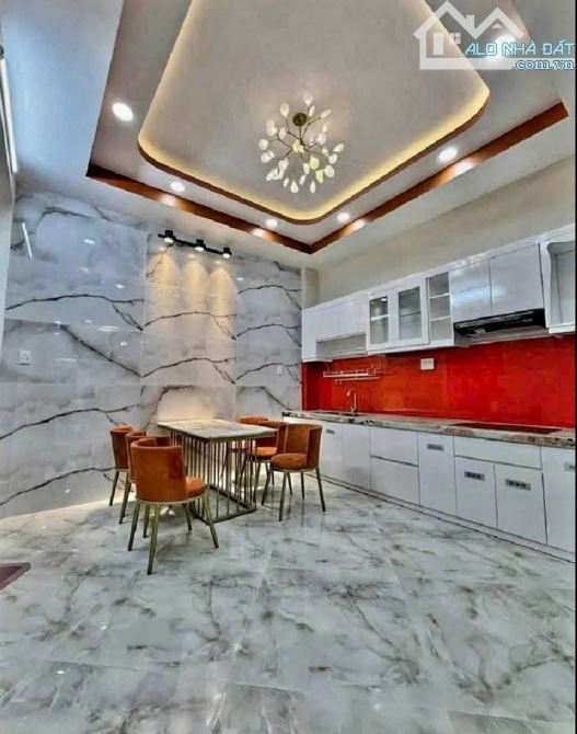 Lê Văn Quới 4 tầng mới đẹp ( 4X14 ) hẻm xe hơi sát mặt tiền nở hậu 5m chỉ 6,6 tỷ. - 2
