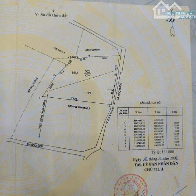 BÁN 3.000M2 50X70M XÃ LONG TÂN ,LONG ĐẤT . Cách nhựa hồ lồ ô chỉ 100m - 3