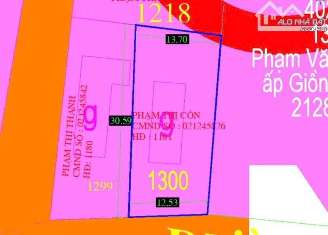 Bán lô đất 1/ đường Nguyễn Thị Lắng, Tân Phú Trung, Củ Chi, 386m2, 3,5 tỷ. - 3
