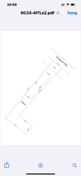 Cần bán gấp 7m mặt tiền đường be tông , có 100tc dân đông giá cưc rẻ 565tr - 3