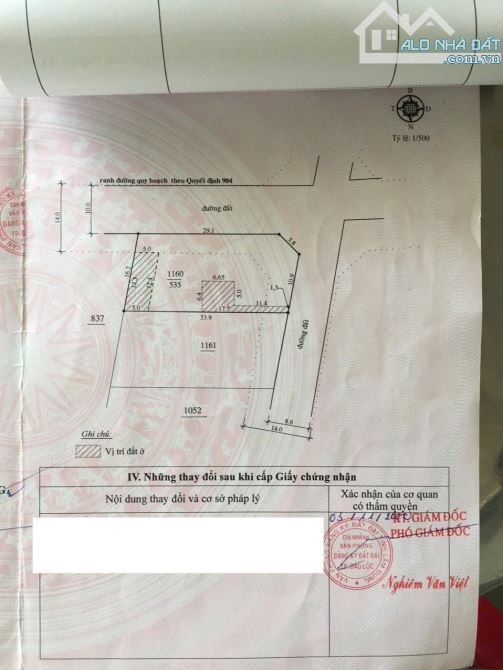 BÁN LÔ GÓC ĐẸP 535M2 SẴN THỔ CƯ GẦN TIỆN ÍCH VÀ KHU DÂN CƯ PHƯỜNG LỘC TIẾN - 4