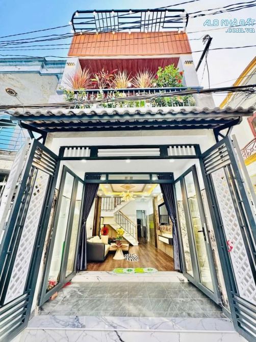 52m2, BÁN NHÀ 2 TẦNG, 3 PN, HẺM 1/ XE HƠI 5M, PHAN HUY ÍCH, P14 GÒ VẤP, 5.xx TỶ - 5
