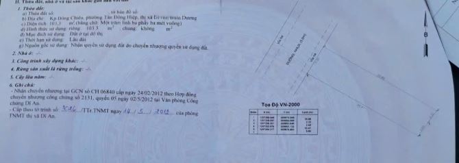 Đất gần chợ Đoàn Thị Kia, phường Tân Đông Hiệp, TP Dĩ An - 5