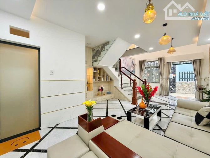 Bán nhà mới đẹp hẻm xe hơi 4,5m đường Lê Đức Thọ, P.15, 4,9 x 10, 5 lầu giá 5.8 tỷ tl - 5