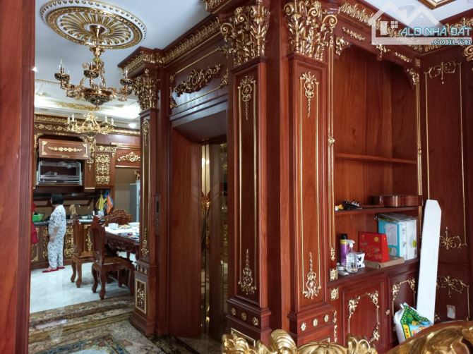 Biệt thự 6 lầu gỗ đỏ dát VÀNG DTSD 600m2 ngang 8m tặng NT Dương Quảng Hàm gần chợ 37.9 tỷ - 8