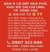BÁN 8 LÔ ĐẤT NHÀ PHỐ- KHU ĐÔ THỊ CHÍ LINH, TP. VŨNG TÀU 🔥 GIÁ CHỈ TỪ 6 TỶ 🤩🎊