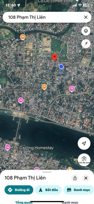 Đất mặt tiền Phạm THị Liên - Kim Long, Huế, khu vực sầm uất, giá tốt liên hệ ngay để xem