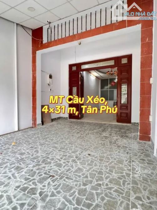Bán nhà mặt tiền Cầu Xéo, 4×31 m, Tân Phú, giá 18 tỷ.