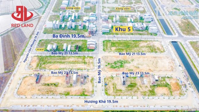LÔ GÓC 2 MẶT TIỀN KQH HƯƠNG SƠ - 105,8m2 GIÁ F0 1ty9XX ĐƯỜNG CHÍNH 19M5