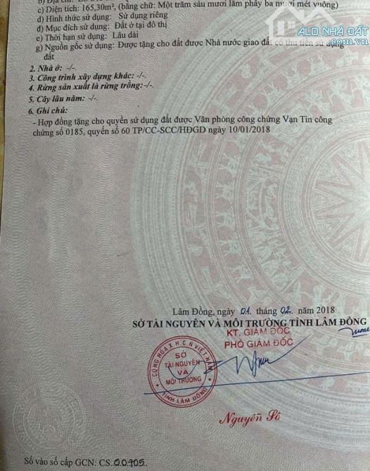 CẦN BÁN LÔ ĐẤT ĐẸP TRUNG TÂM PHƯỜNG 4 - ĐÀ LẠT khu c view nhìn thung lũng