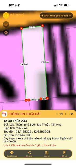 ❌Bán nhanh lô đất mặt tiền Nguyễn Đình Thi , P.Tân Hoà ❌
