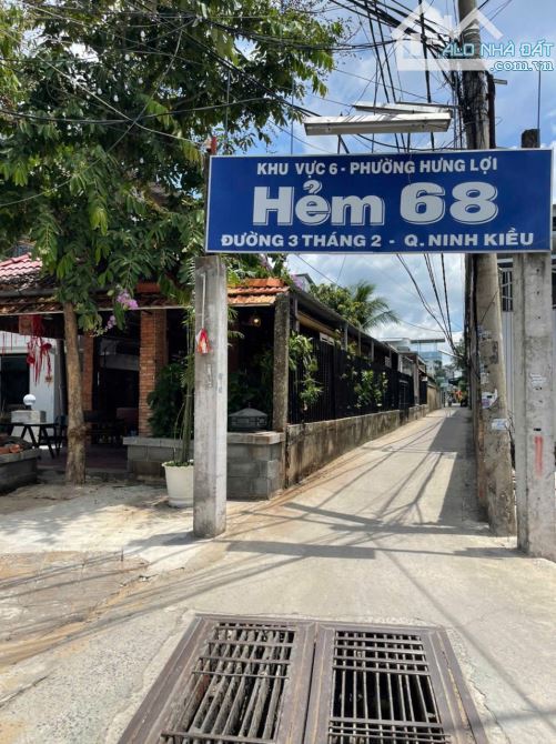 BÁN NỀN TRỤC CHÍNH HẺM 68 ĐƯỜNG 3/2 HƯNG LỢI NINH KIỀU GIÁ 2 TỶ 3
