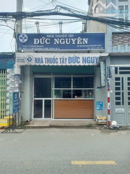 Nhà C4 có gác (4x17) Mặt Tiền Lê Văn Khương, Hiệp Thành, Q12 (Đường Chiết Ga)