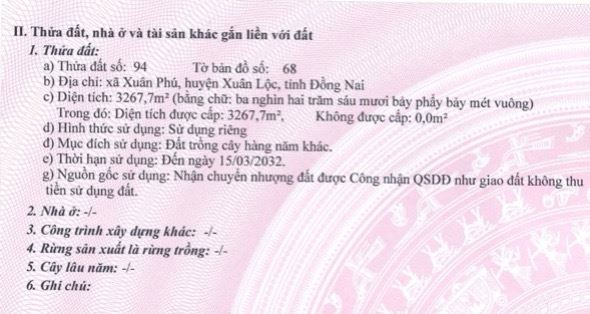 Bán 11500m2 Đất Nhà Vườn Gần Thành Phố Long Khánh-Nhà Vườn Nghỉ Dưỡng-Có Sẳn Nhà Và Vườn
